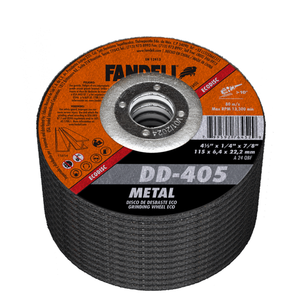 Disco de Desbaste DD-405, 4-1/2" X 1/4" X 7/8" código 76452